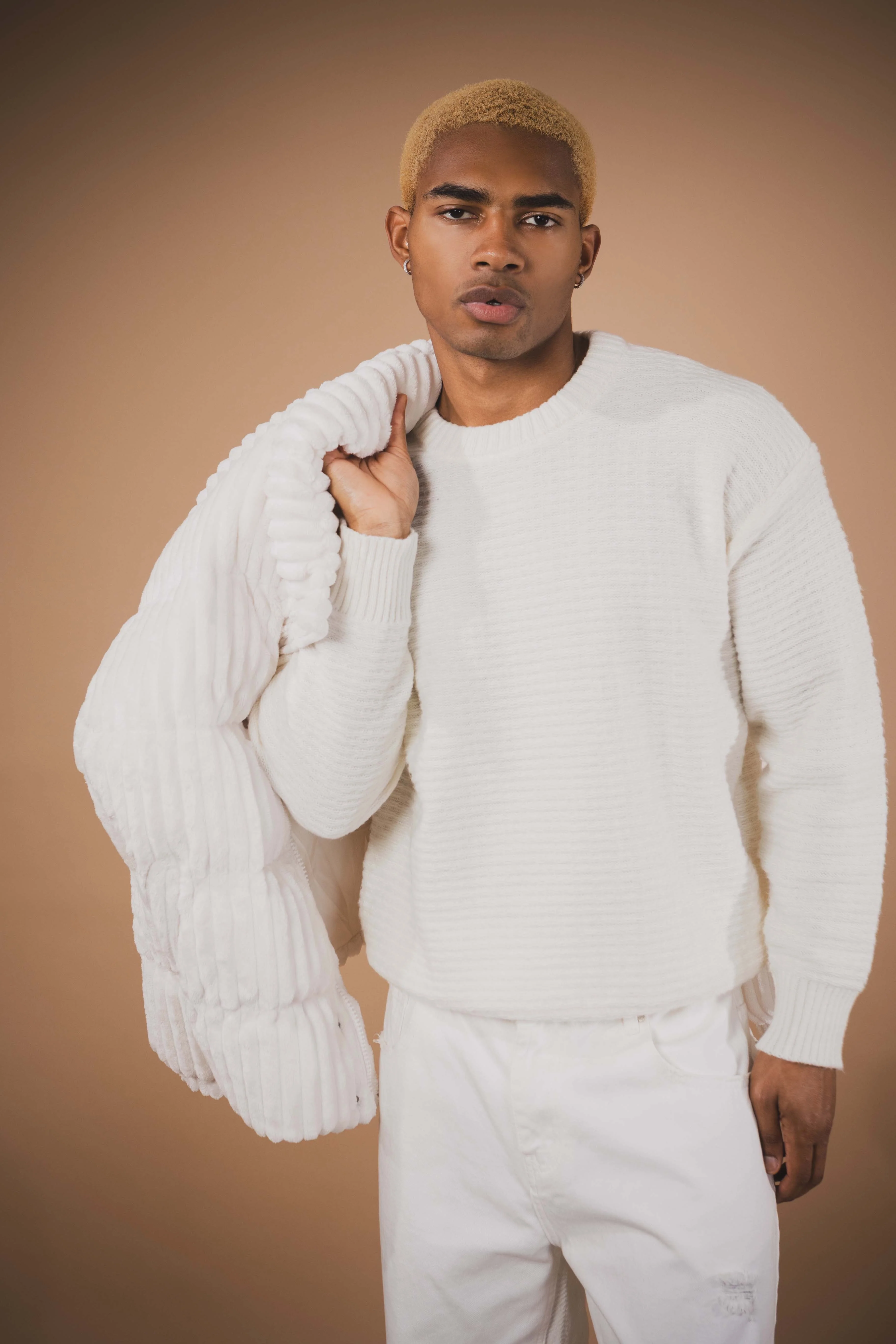 Blouson homme uni sans capuche - Image 4