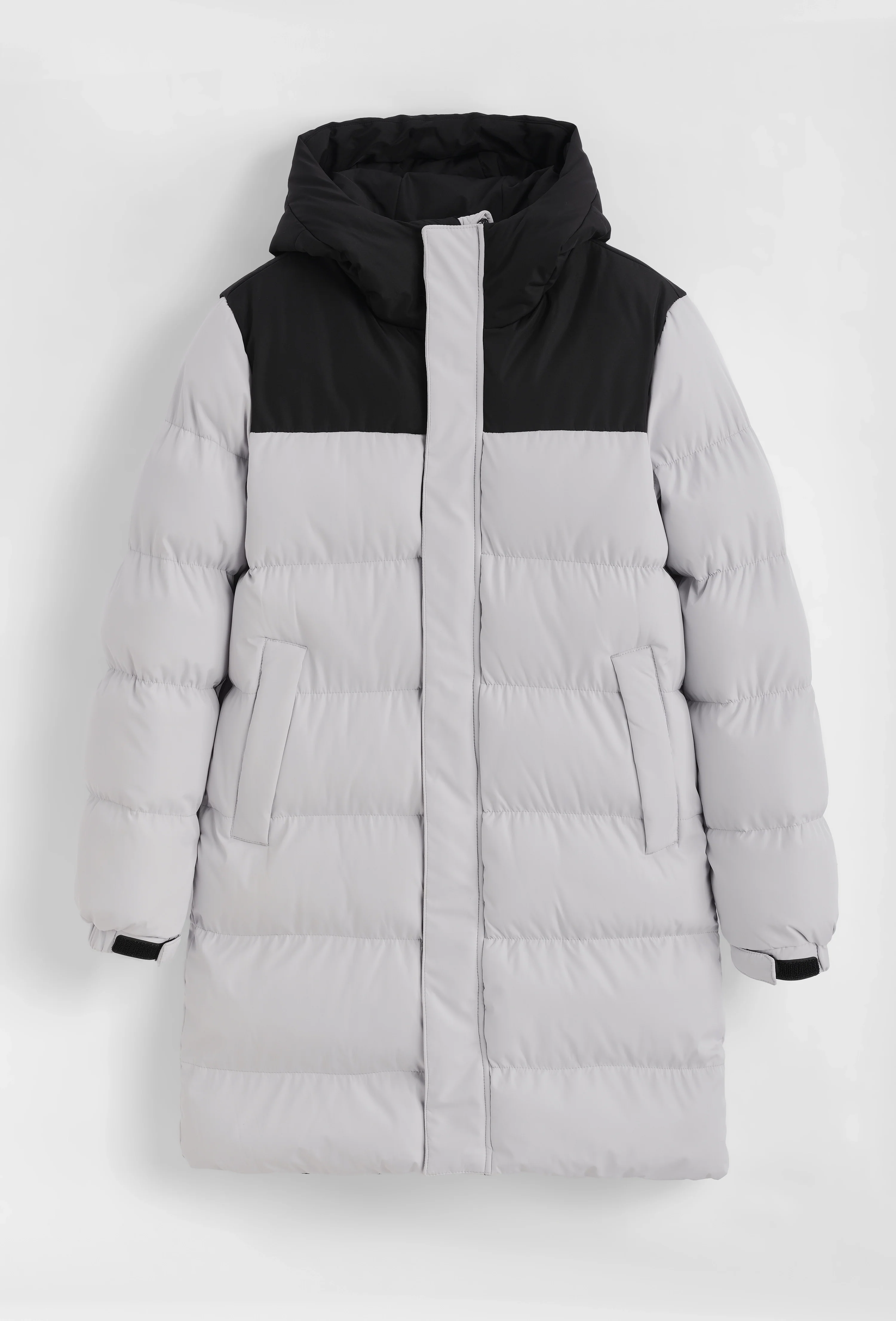 Blouson long bicolore - Image 4