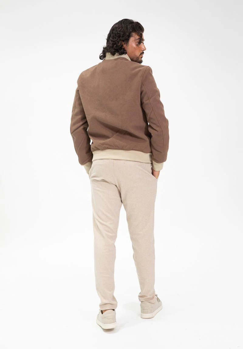 Blouson bicolore avec fermeture éclaire - Image 6