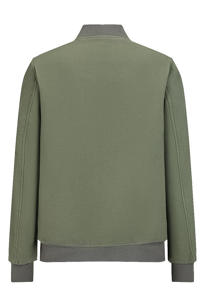 Blouson bicolore avec fermeture éclaire - Image 8