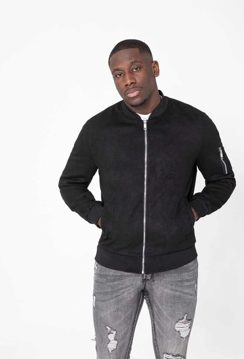 Veste bomber zippé casual sport - Image 2