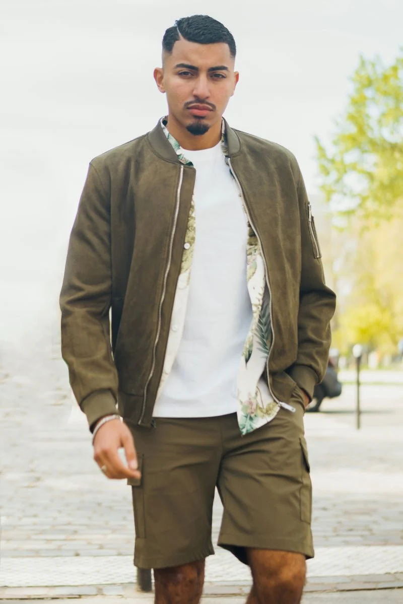 Veste bomber zippé casual sport - Image 59