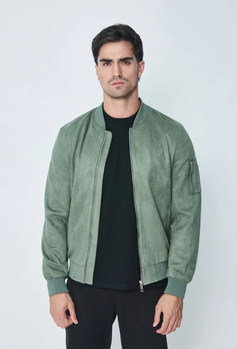 Veste bomber zippé casual sport - Image 62