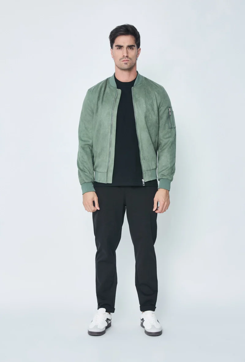 Veste bomber zippé casual sport - Image 66