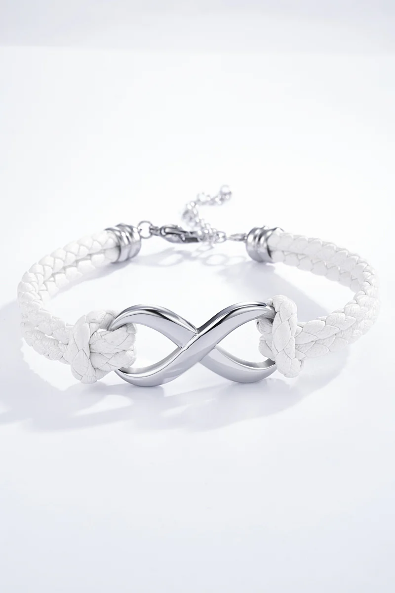 Bracelet cuir et acier - Image 2
