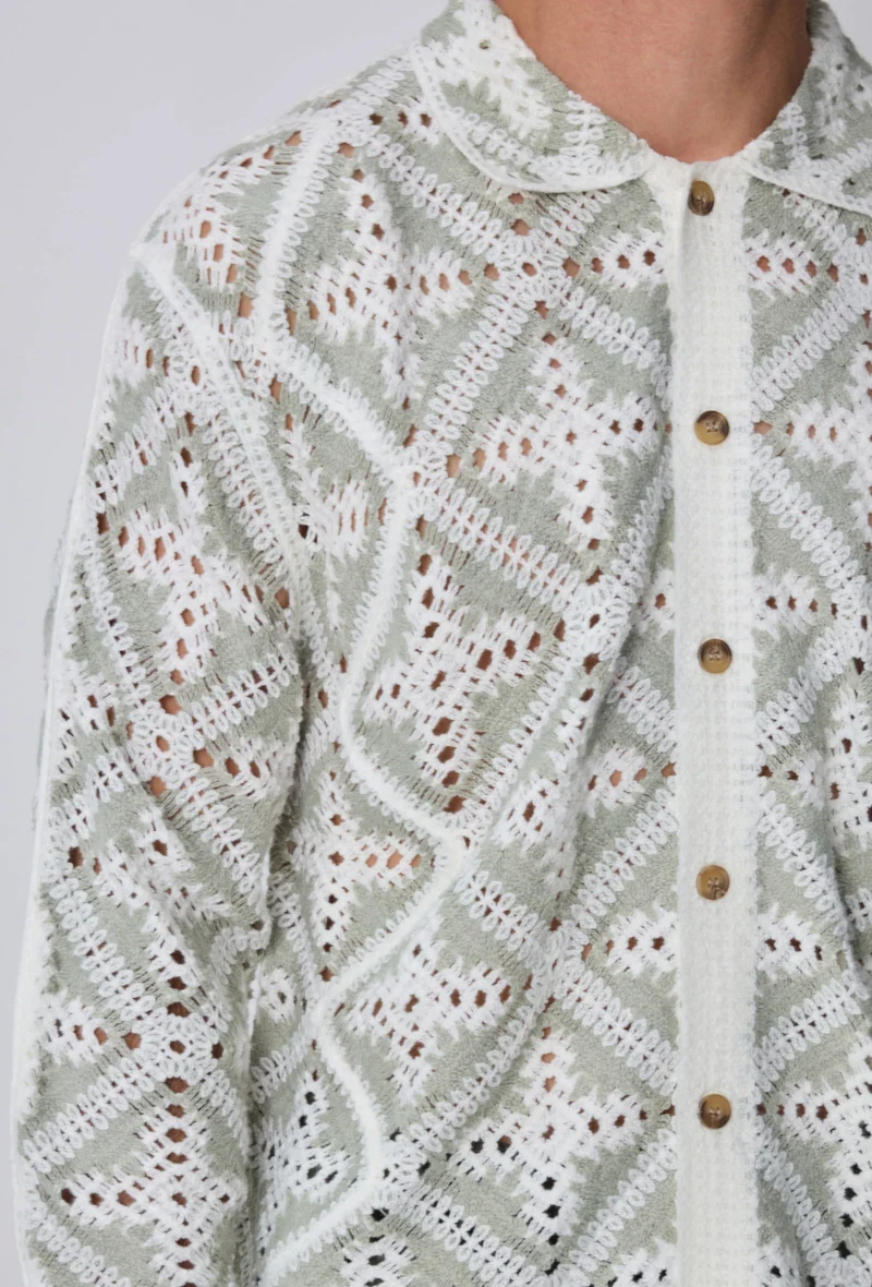 Chemise à crochet à motif - Image 10