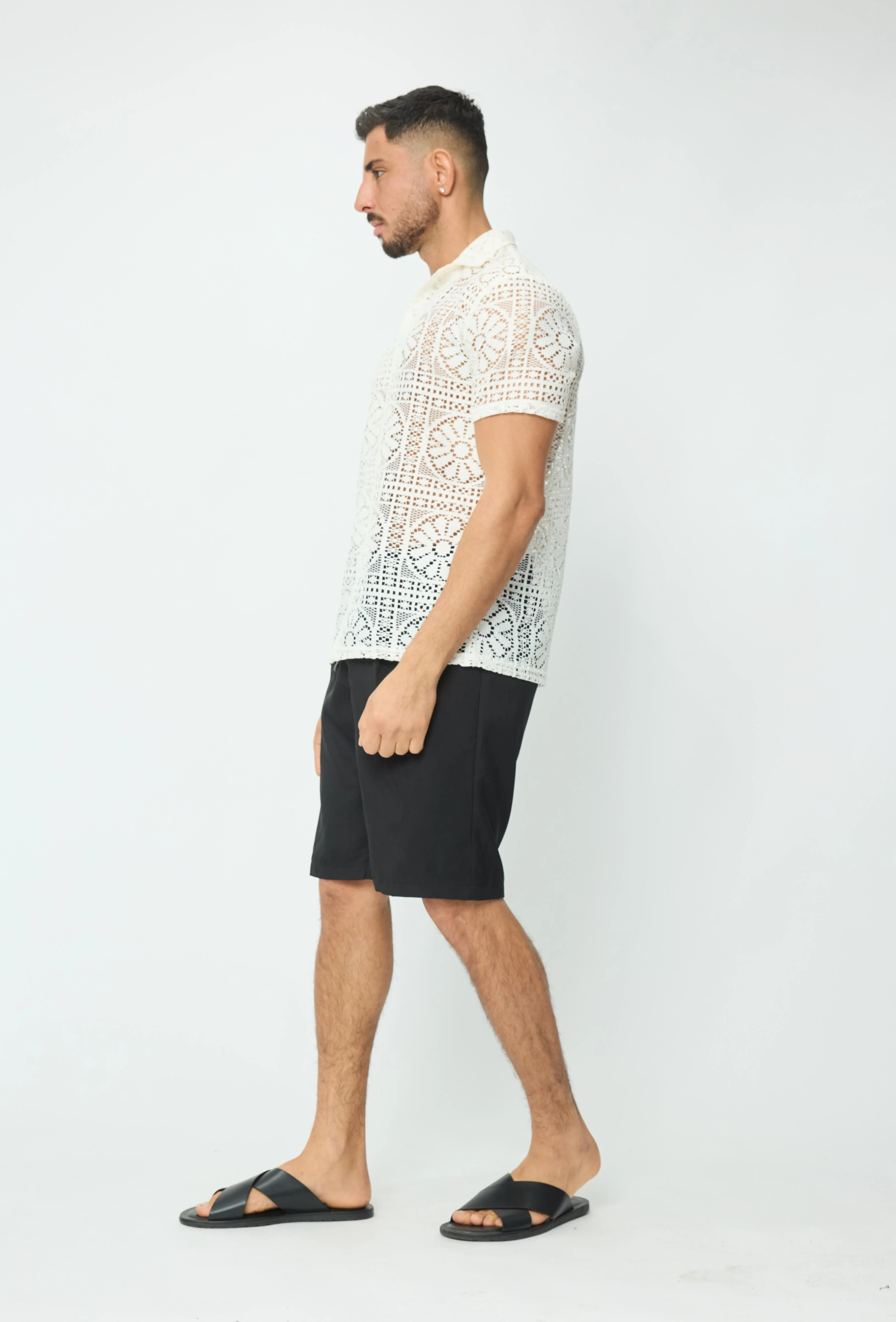 Chemise à dentelle transparente - Image 12