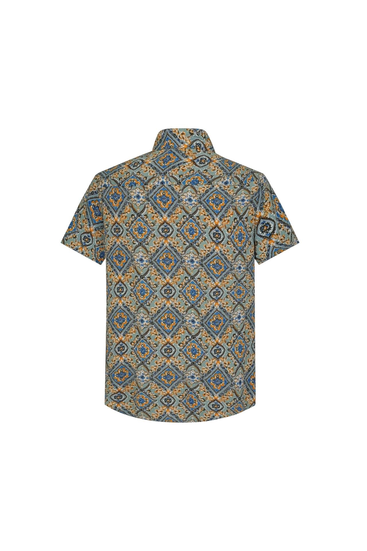 Chemise à imprimé abstrait avec poche - Image 7