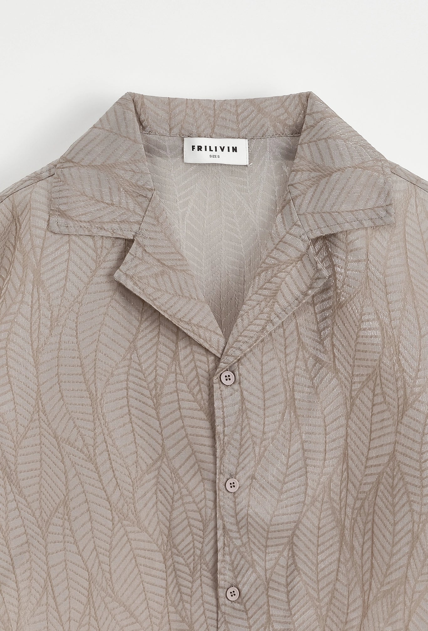 Chemise manches courtes transparente - Image 7