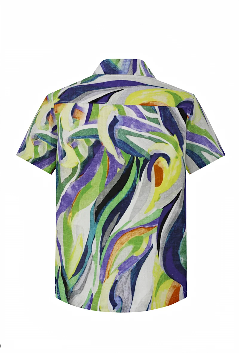 Chemise à motifs abstraits - Image 2