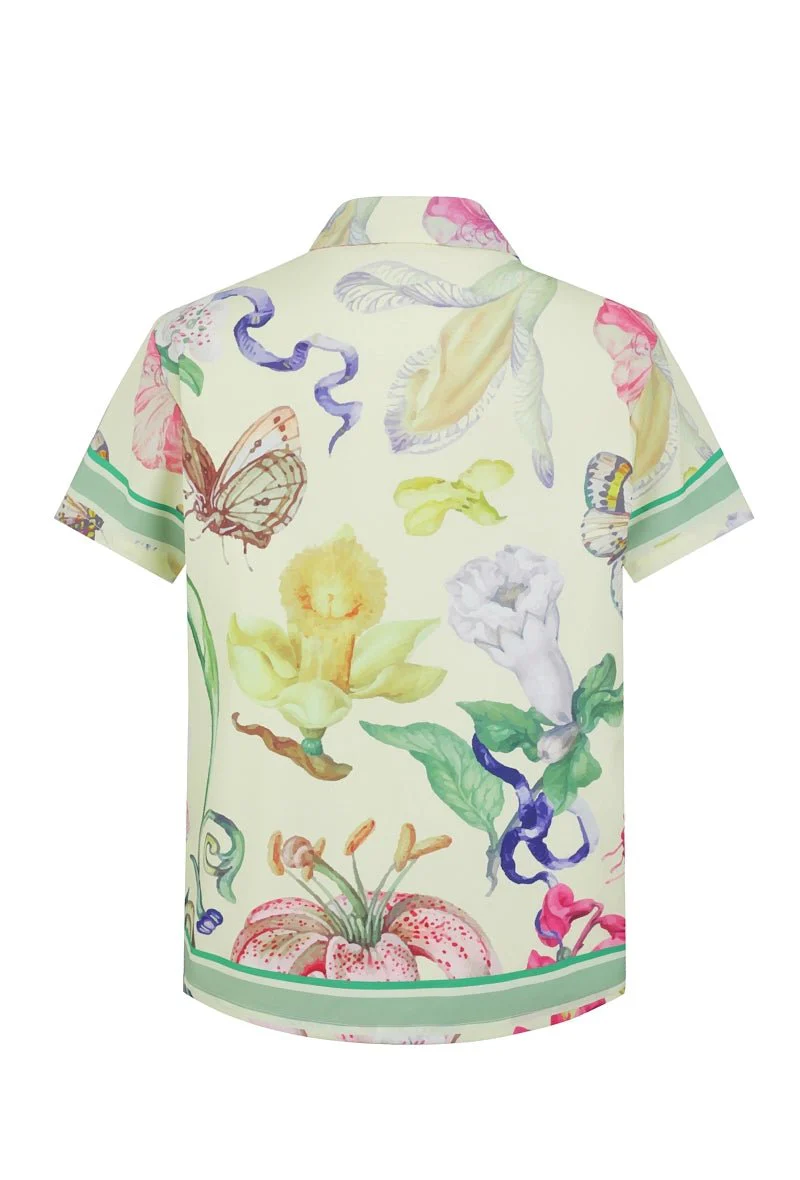 Chemise à motifs florals et faune - Image 13