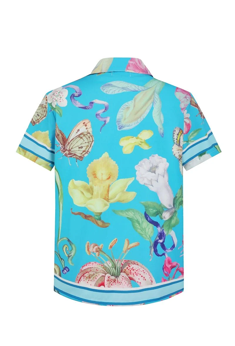 Chemise à motifs florals et faune - Image 15