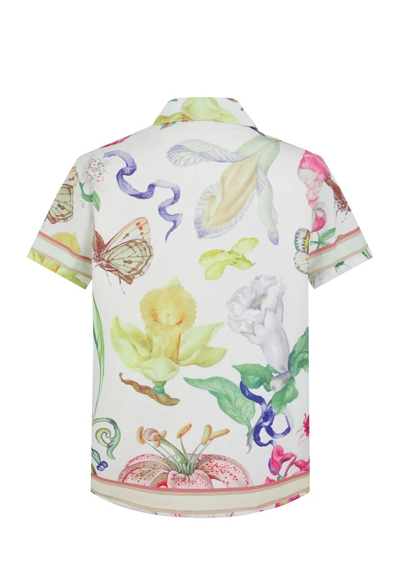 Chemise à motifs florals et faune - Image 5
