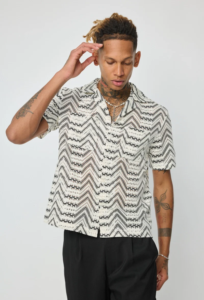 Chemise à rayures