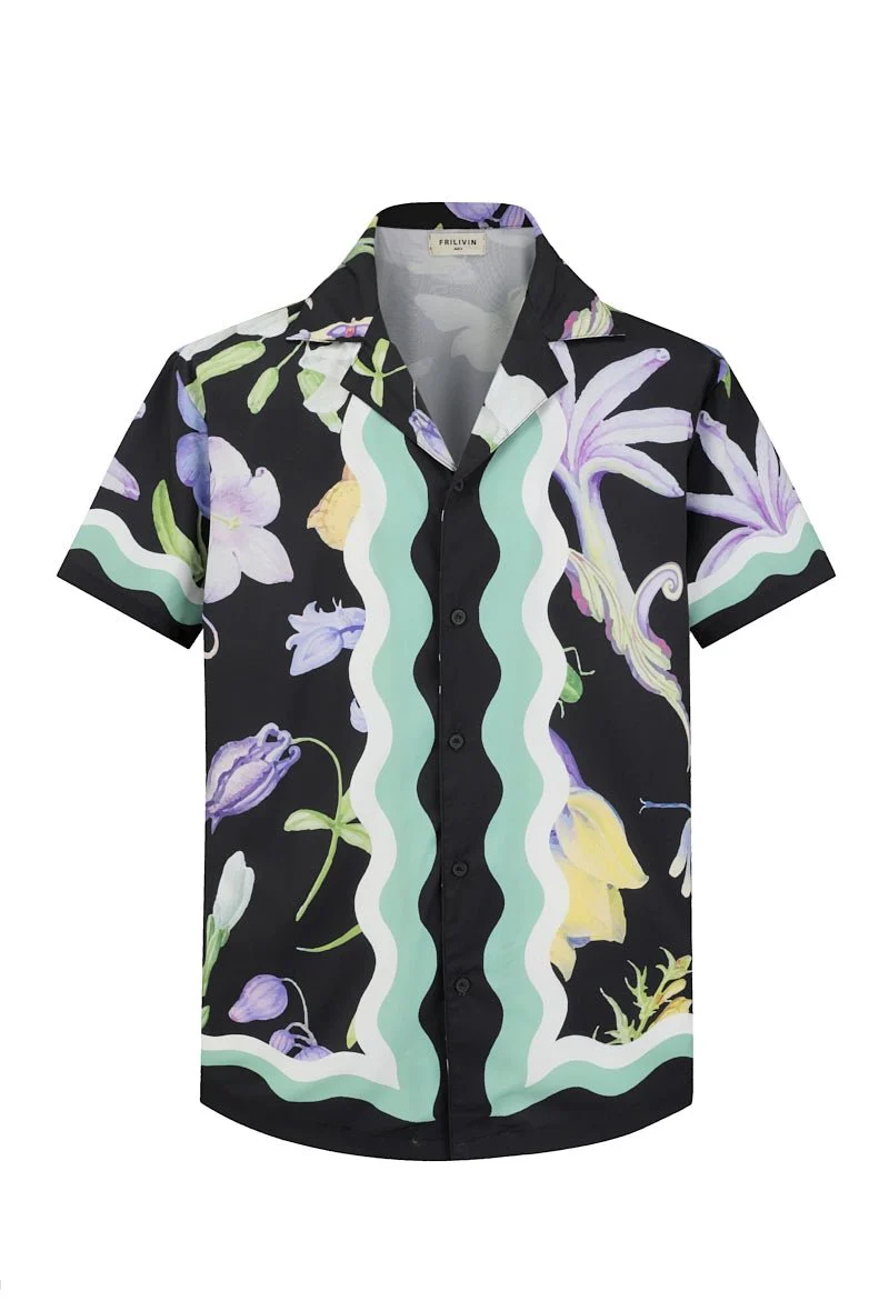 Chemise chic avec des motifs botaniques - Image 13