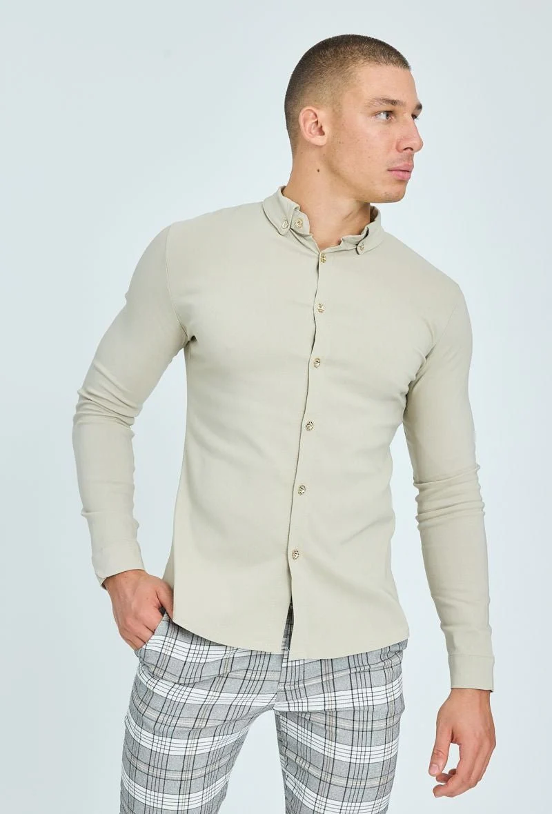 Chemise classique à boutons fantaisie