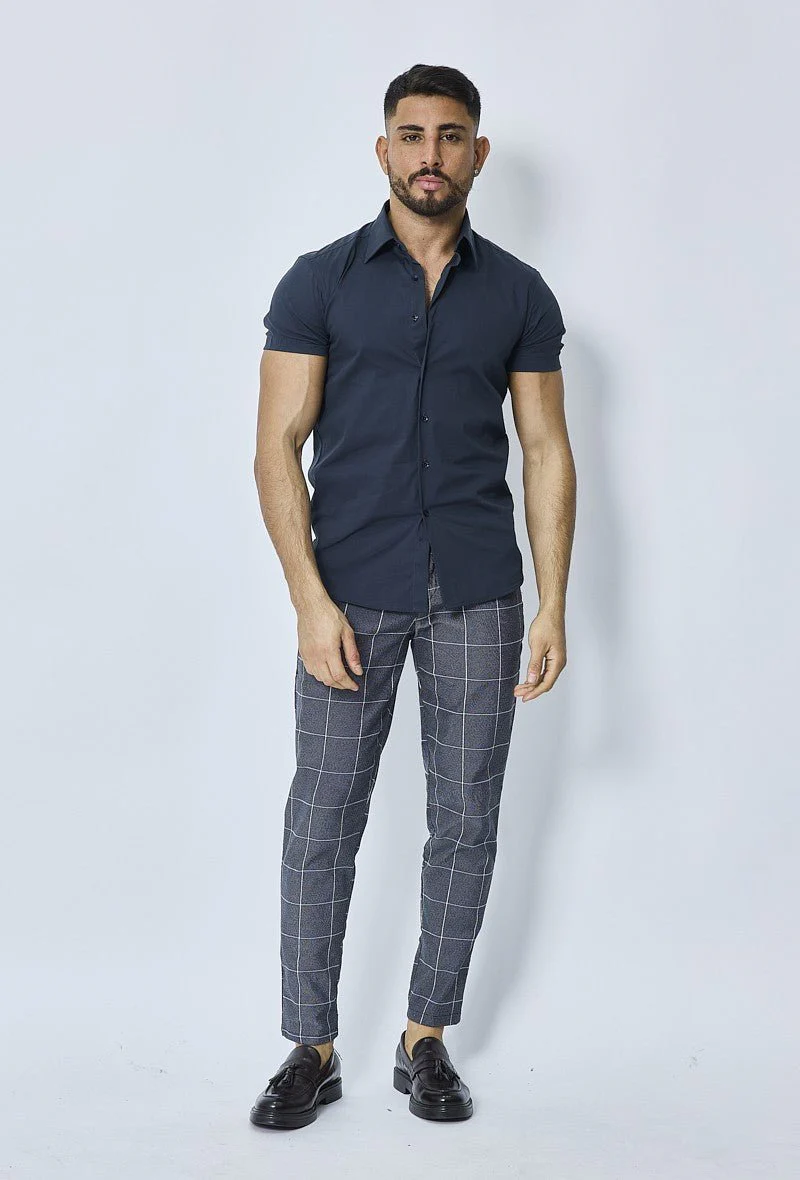 Chemise classique uni à manches courtes - Image 16