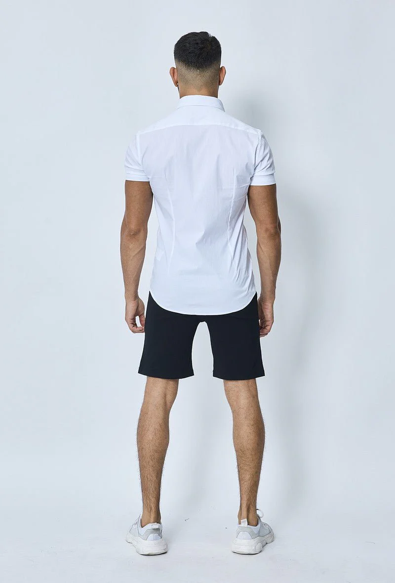 Chemise classique uni à manches courtes - Image 23