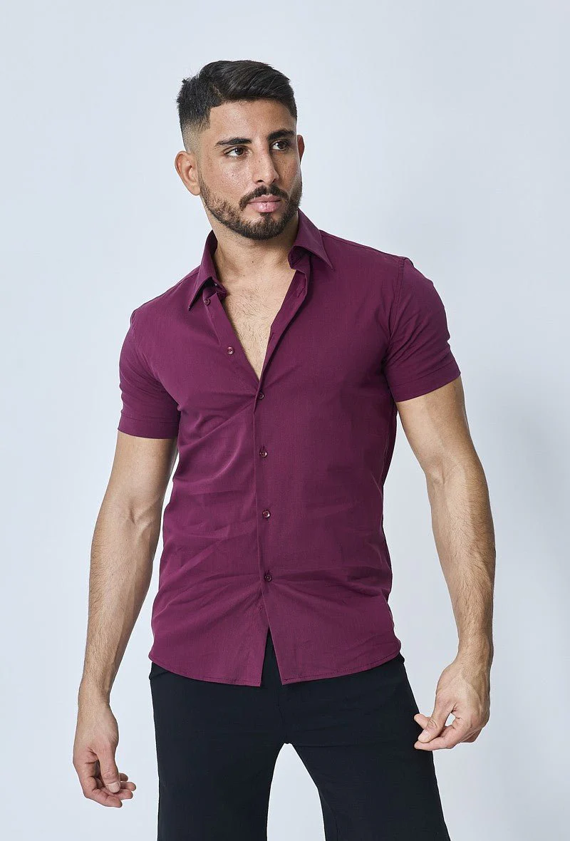 Chemise classique uni à manches courtes - Image 24