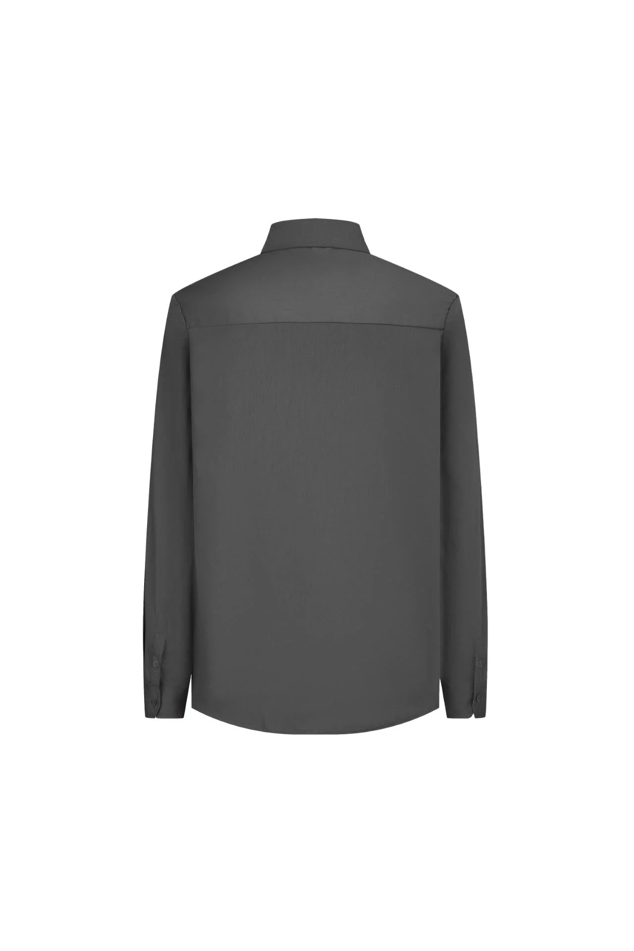 Chemise classique unie à manches longues - Image 19
