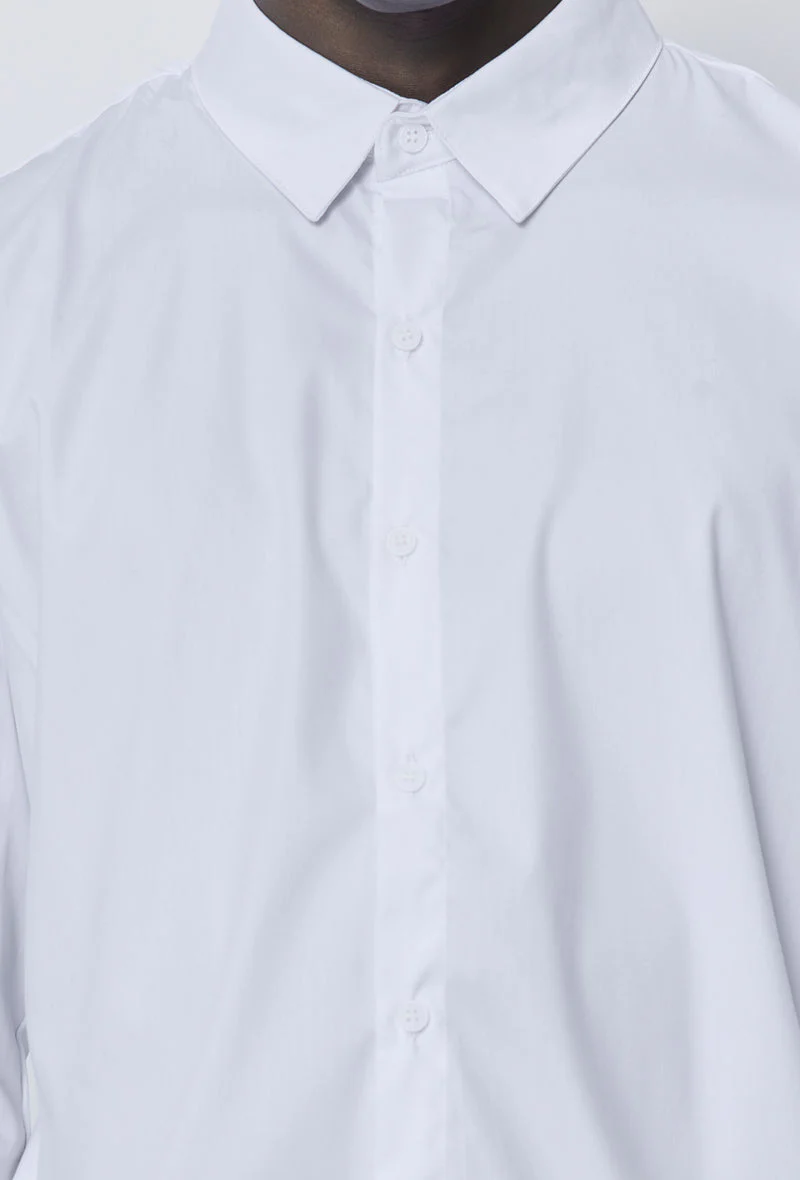 Chemise classique unie à manches longues - Image 9