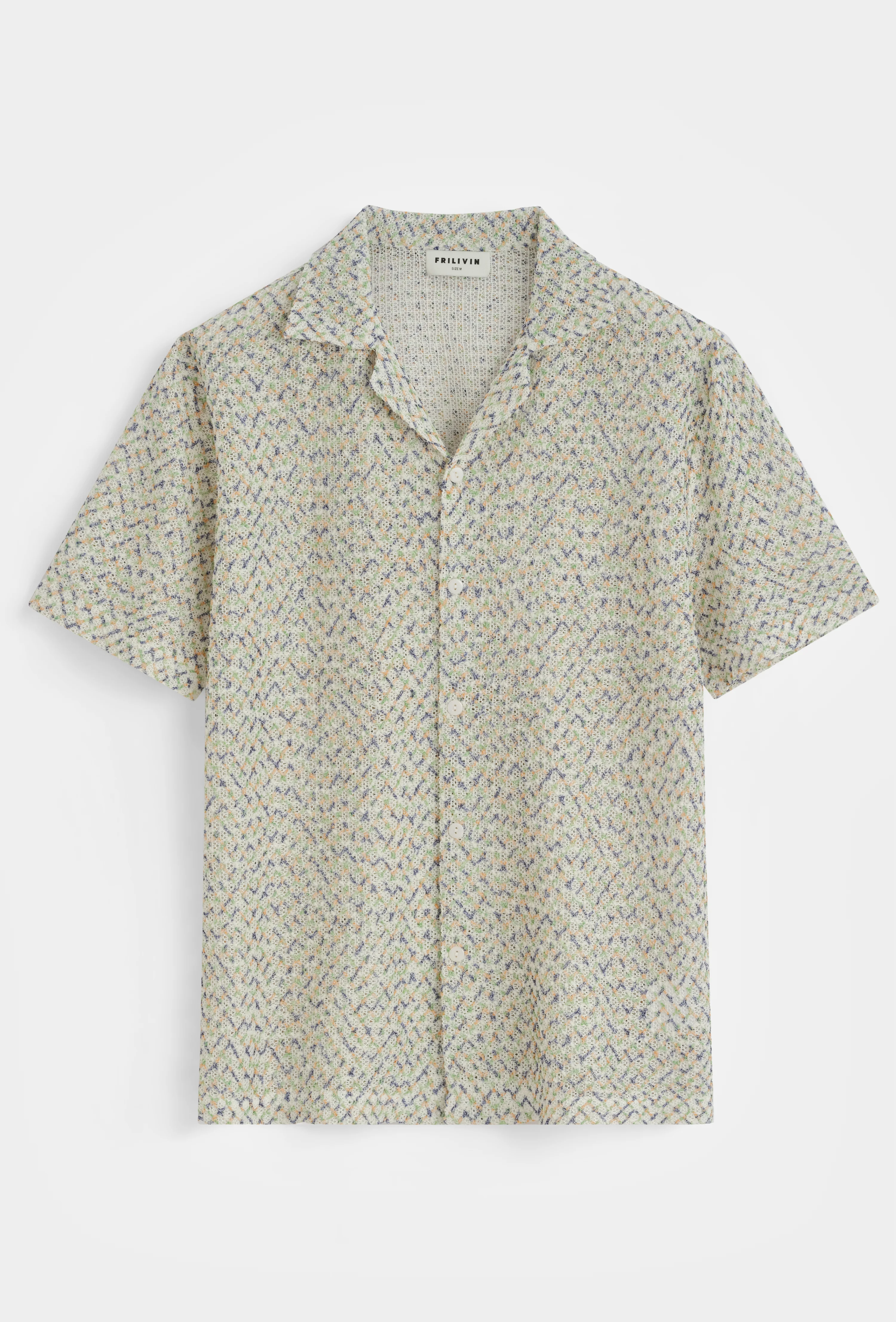 Chemise col cubain motif - Image 4