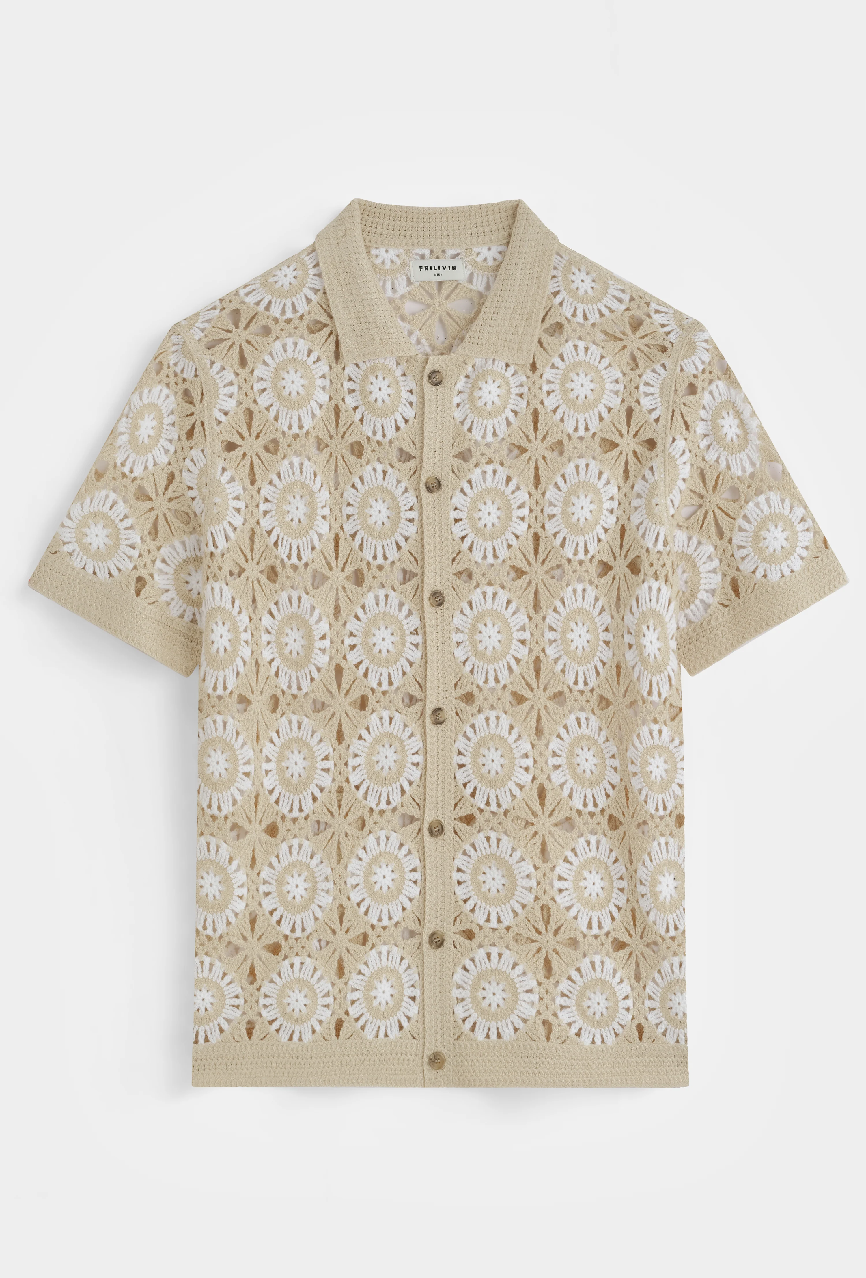 Chemise crochet motifs fleuris - Image 4
