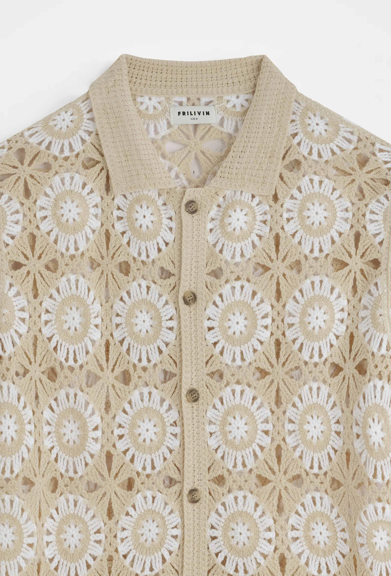 Chemise crochet motifs fleuris - Image 5