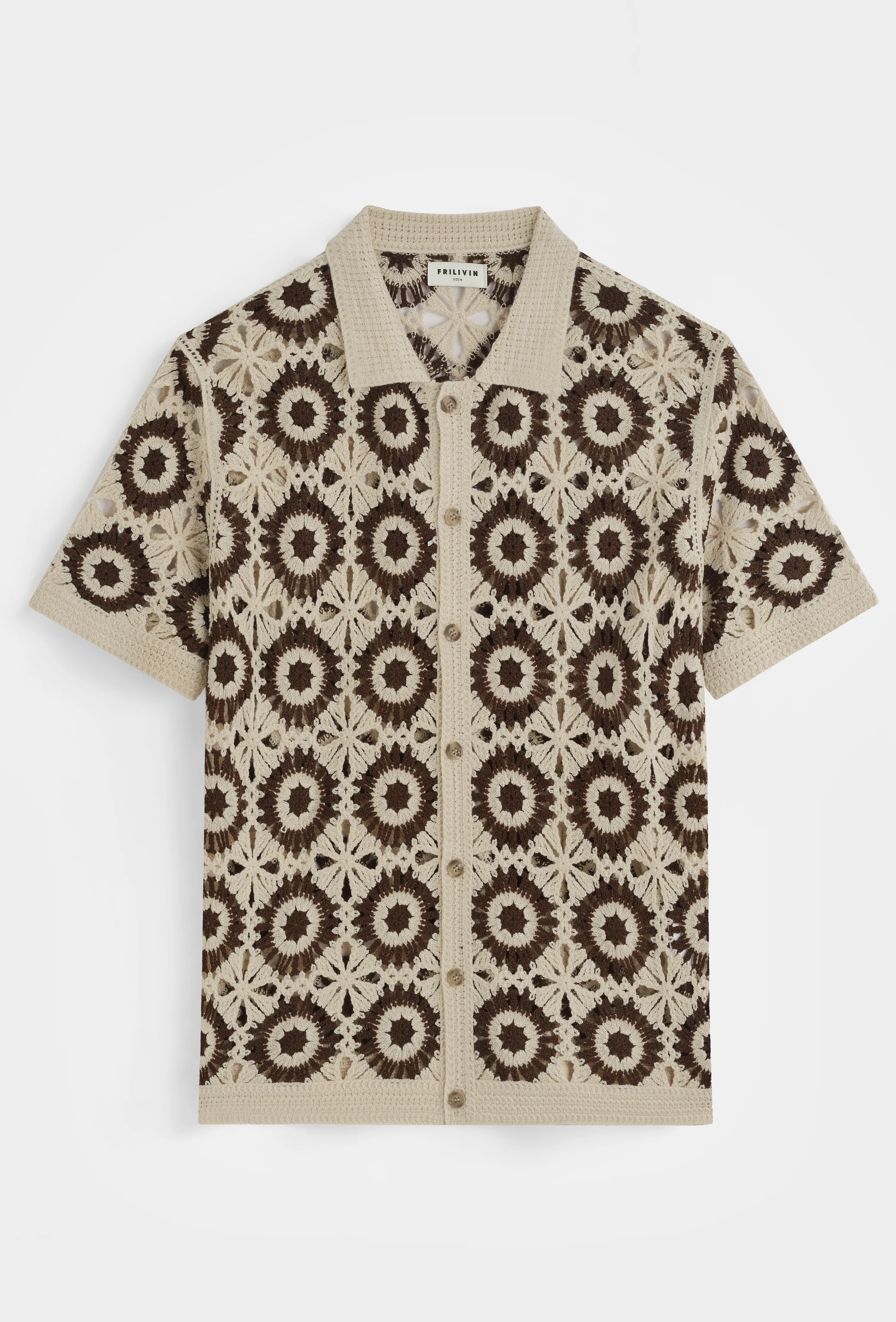 Chemise crochet motifs fleuris - Image 7