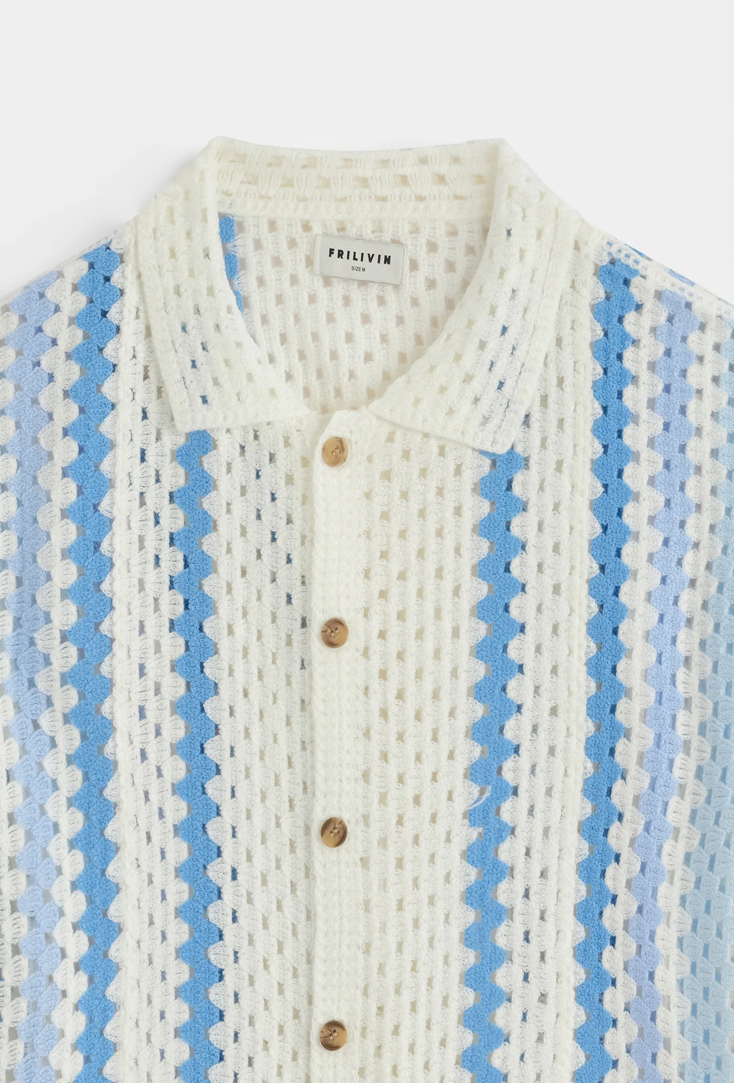 Chemise tricot rayures verticales - Image 12