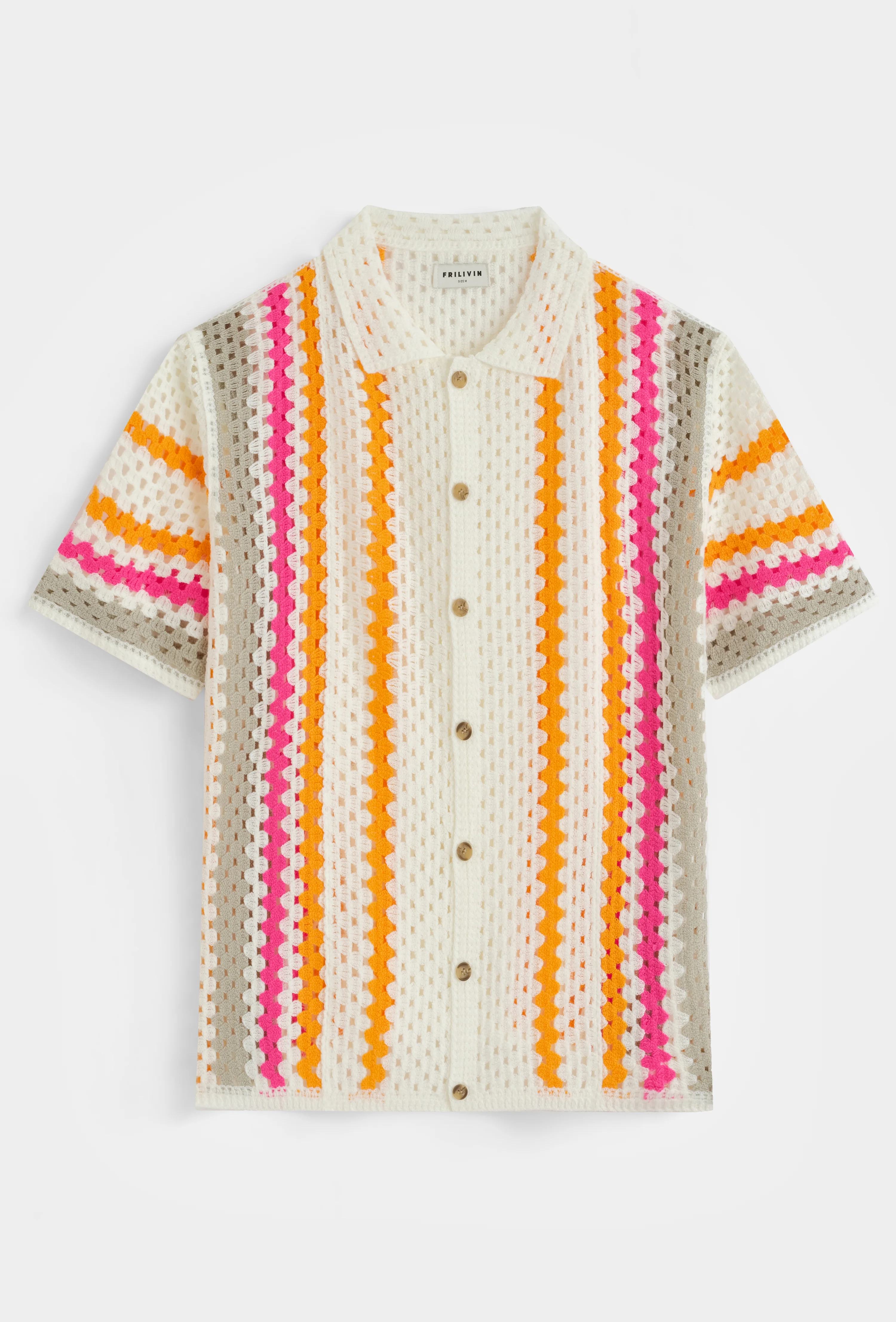 Chemise tricot rayures verticales - Image 14