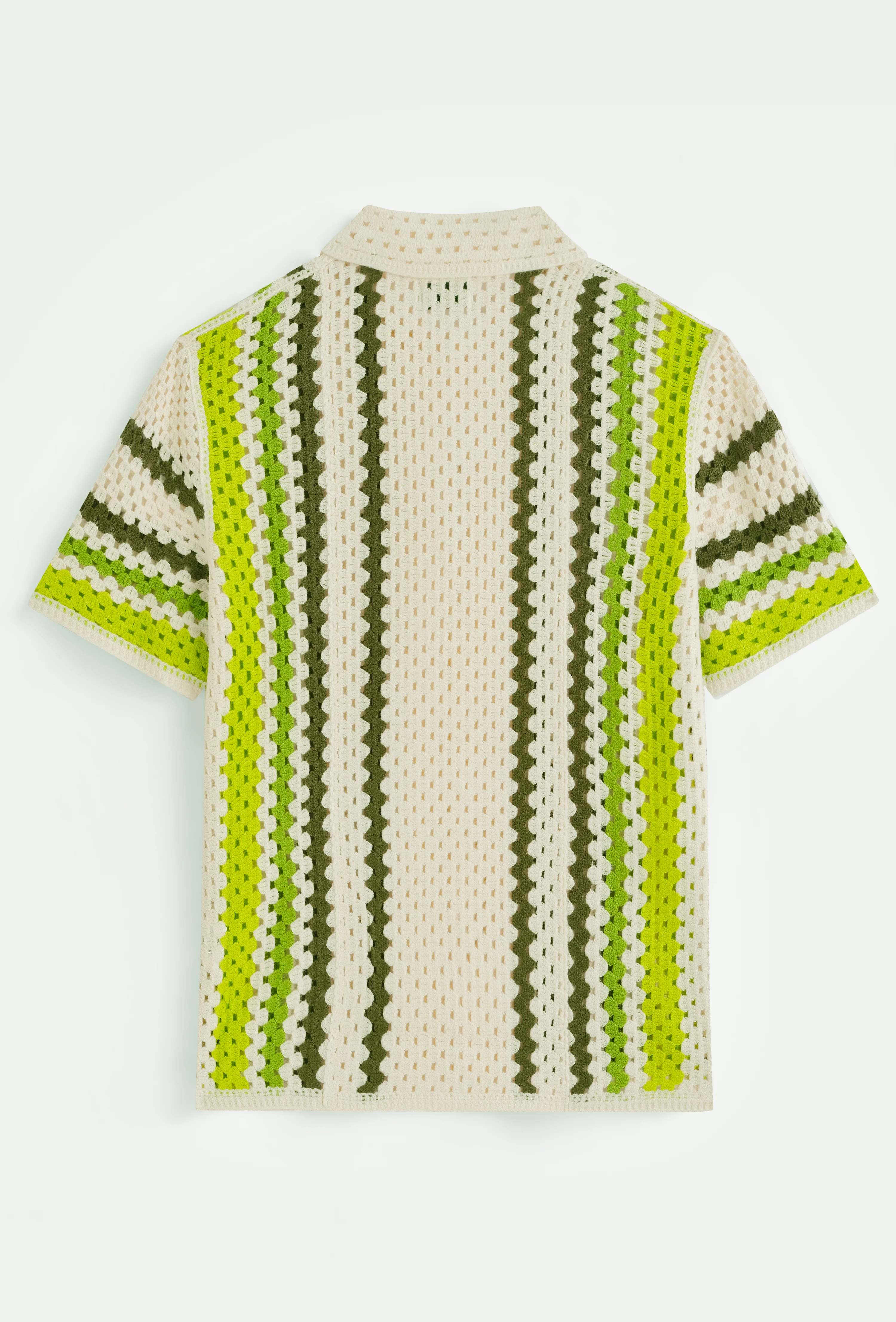 Chemise tricot rayures verticales - Image 7