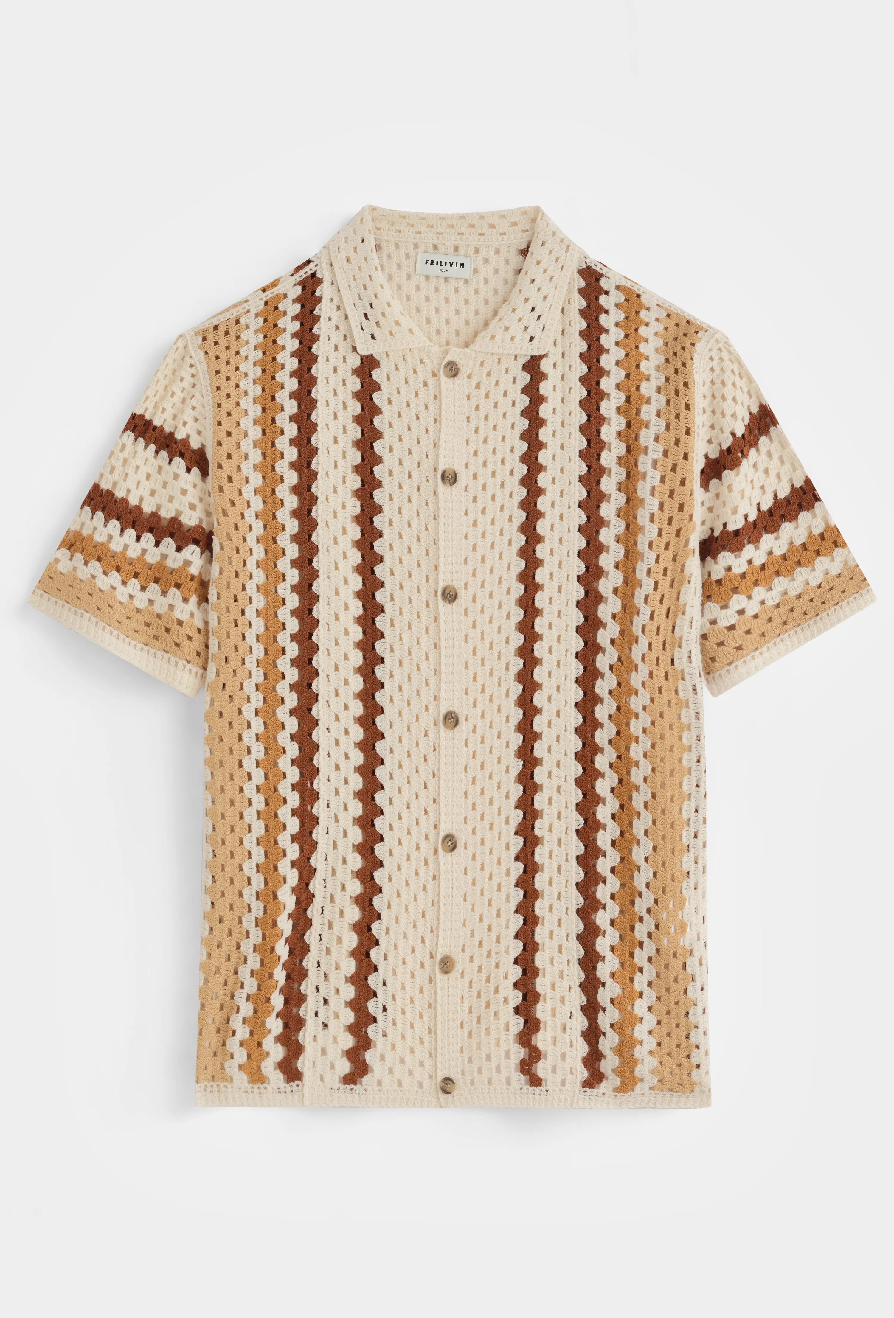 Chemise tricot rayures verticales - Image 8