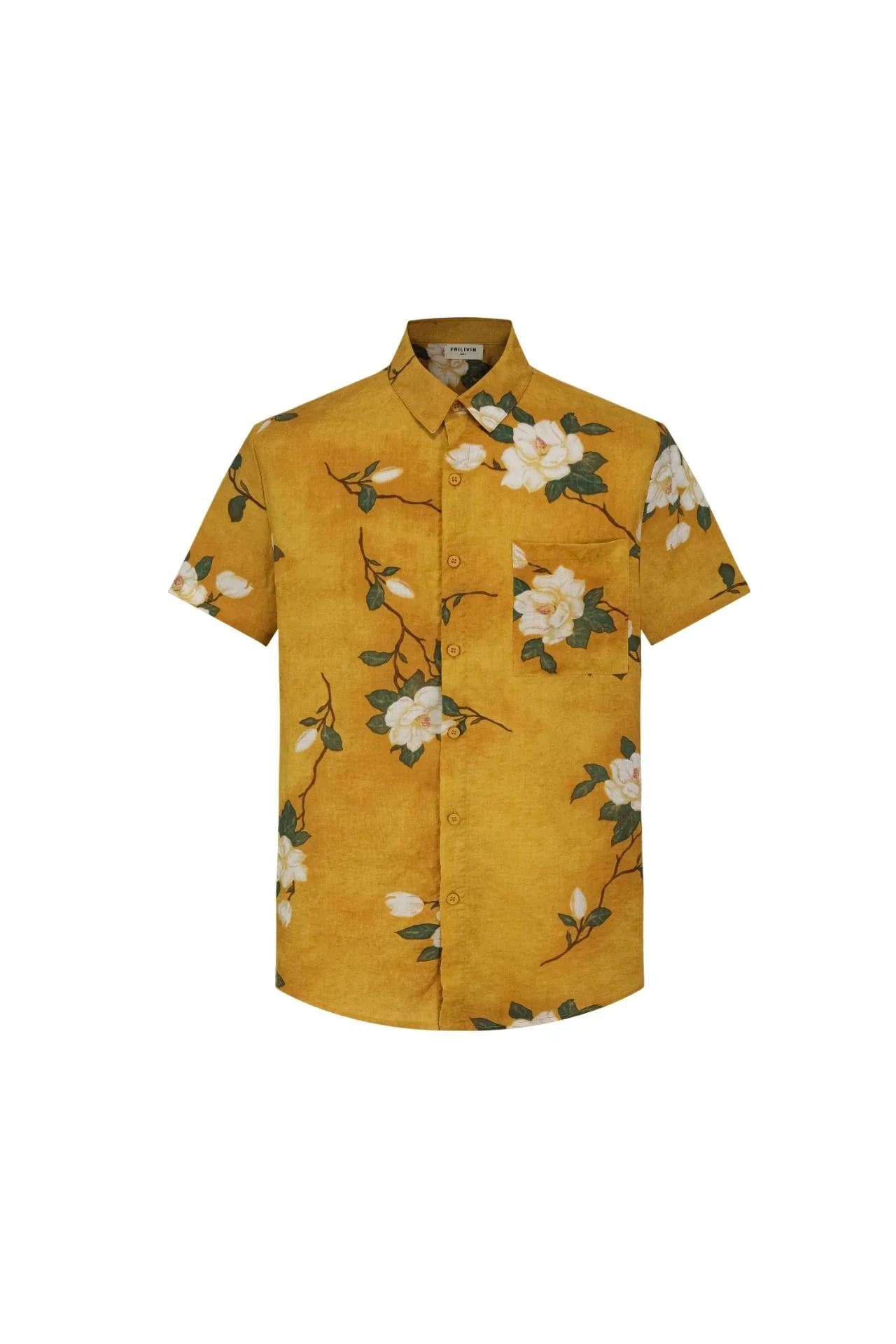 Chemise décontractée à imprimé fleuri