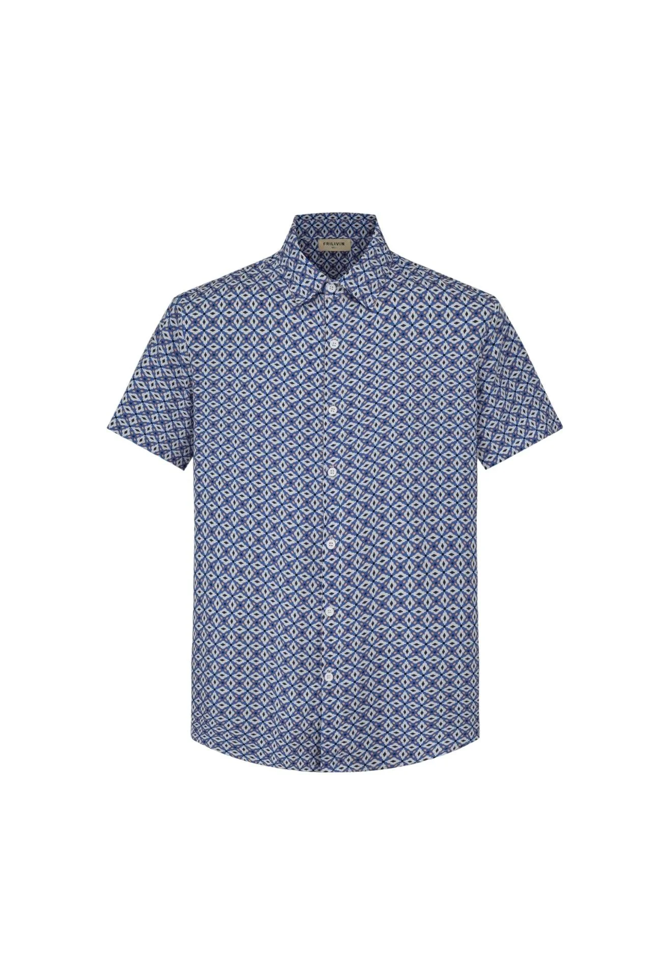Chemise décontractée à imprimé graphique - Image 3