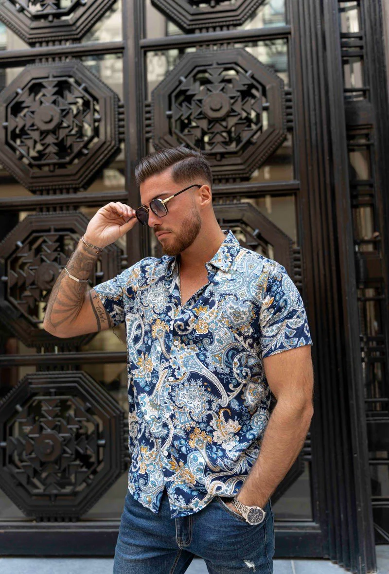 Chemise décontractée à motifs fleuri - Image 2