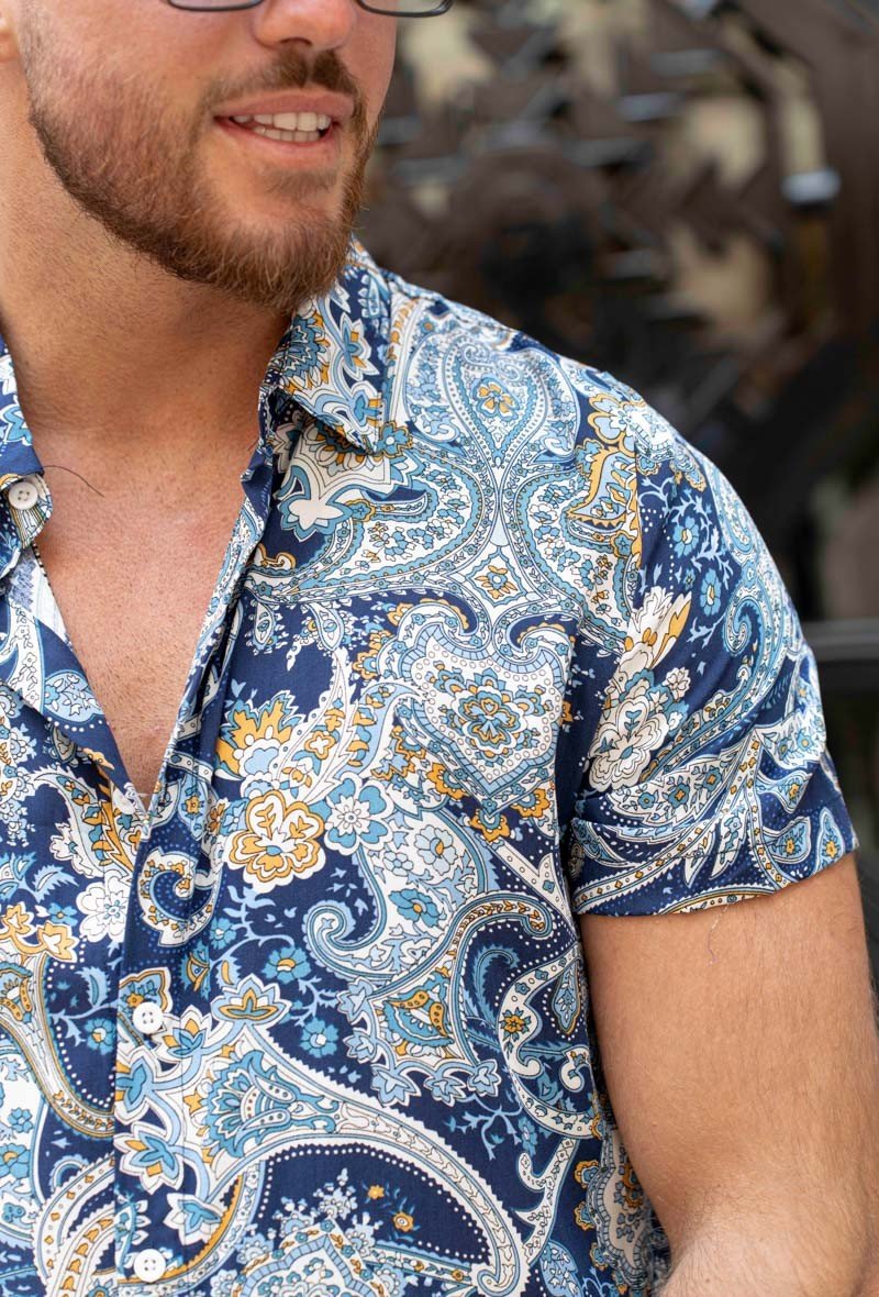Chemise décontractée à motifs fleuri - Image 5