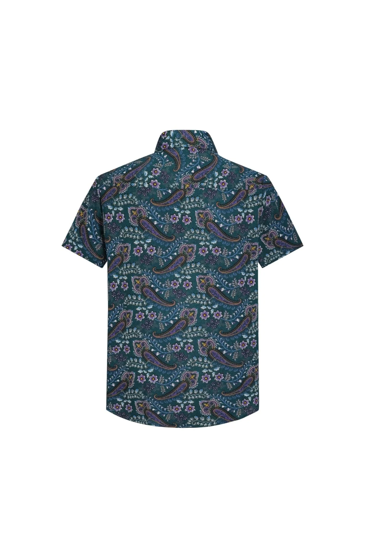 Chemise décontractée fleuri à poche - Image 6
