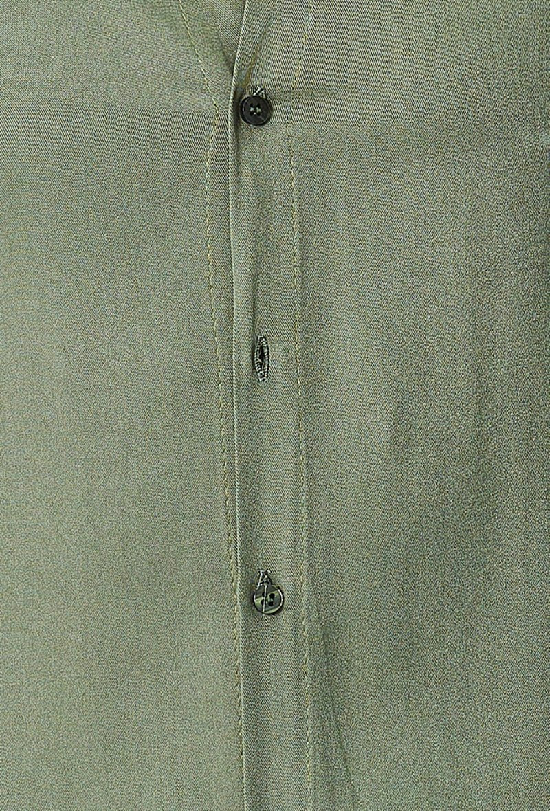 Chemise décontractée unie col mao - Image 17