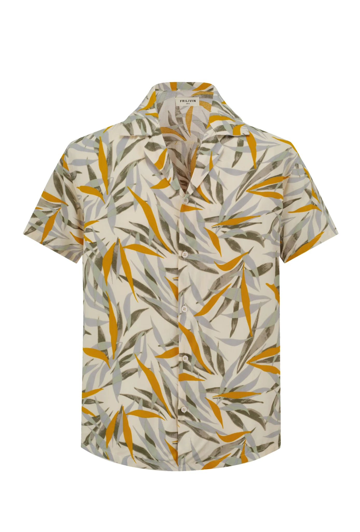 Chemise détente à imprimé feuillage