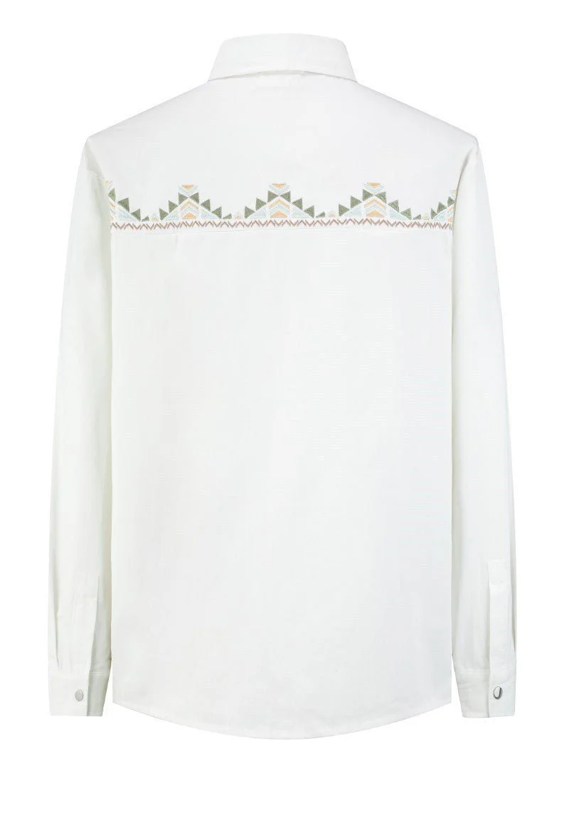 Chemise droite à motifs géométriques - Image 2