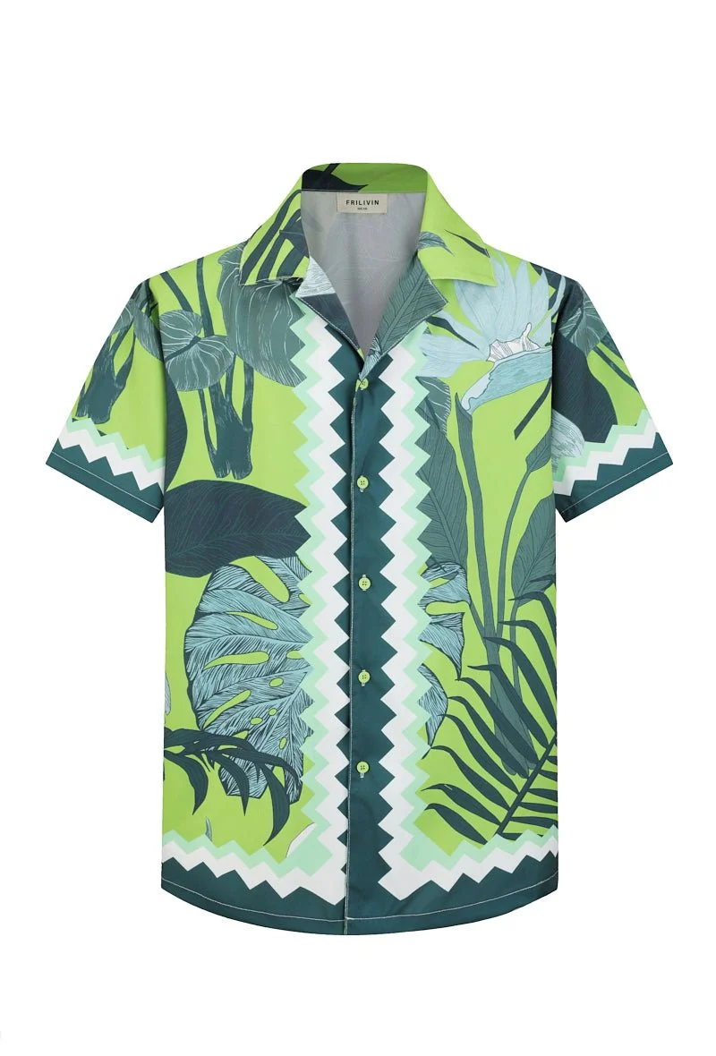 Chemise élégante arborant un imprimé pastel - Image 13