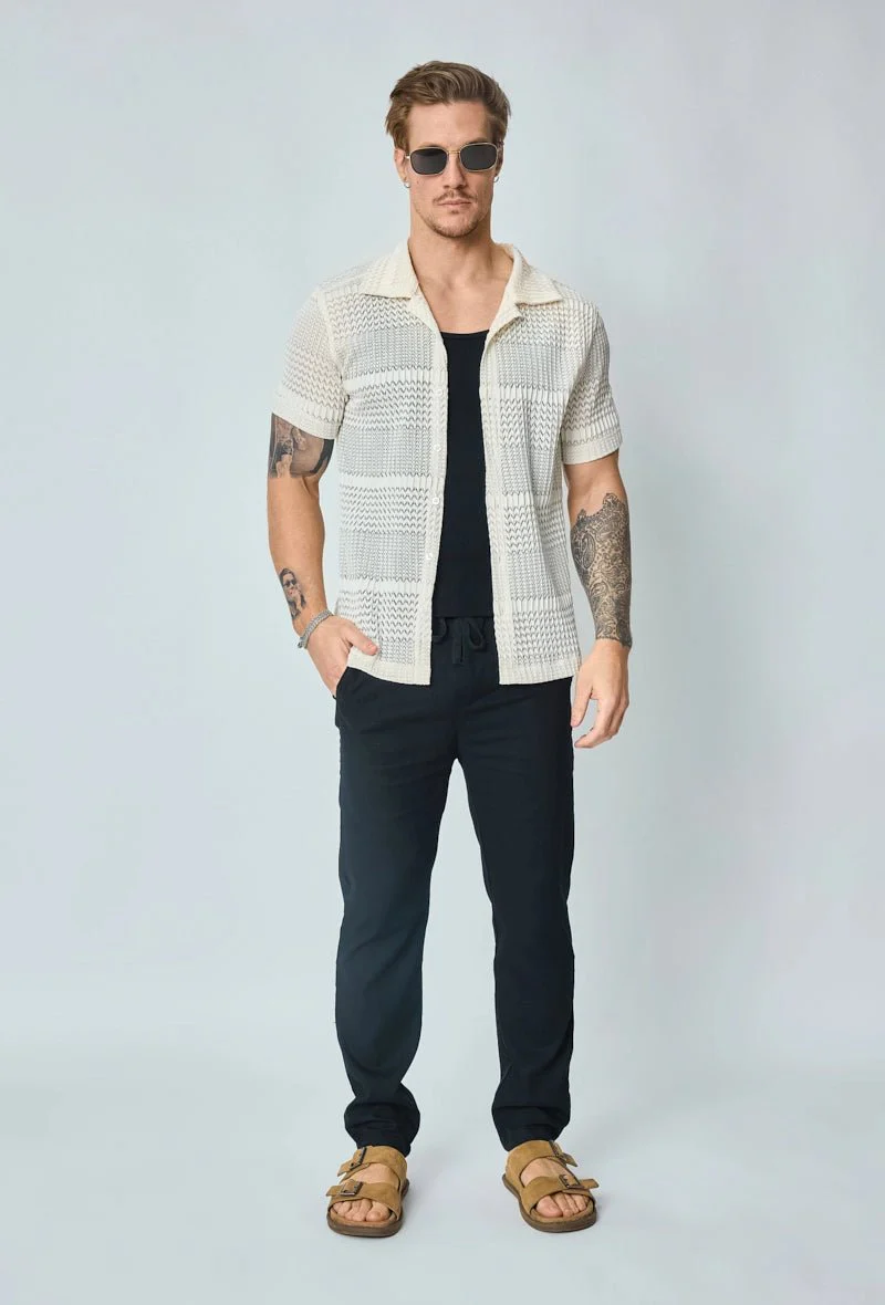 Chemise unie effet tissé transparent - Image 15