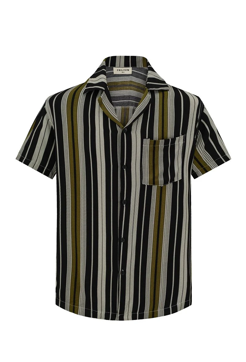 Chemise habillée à rayures verticales - Image 9