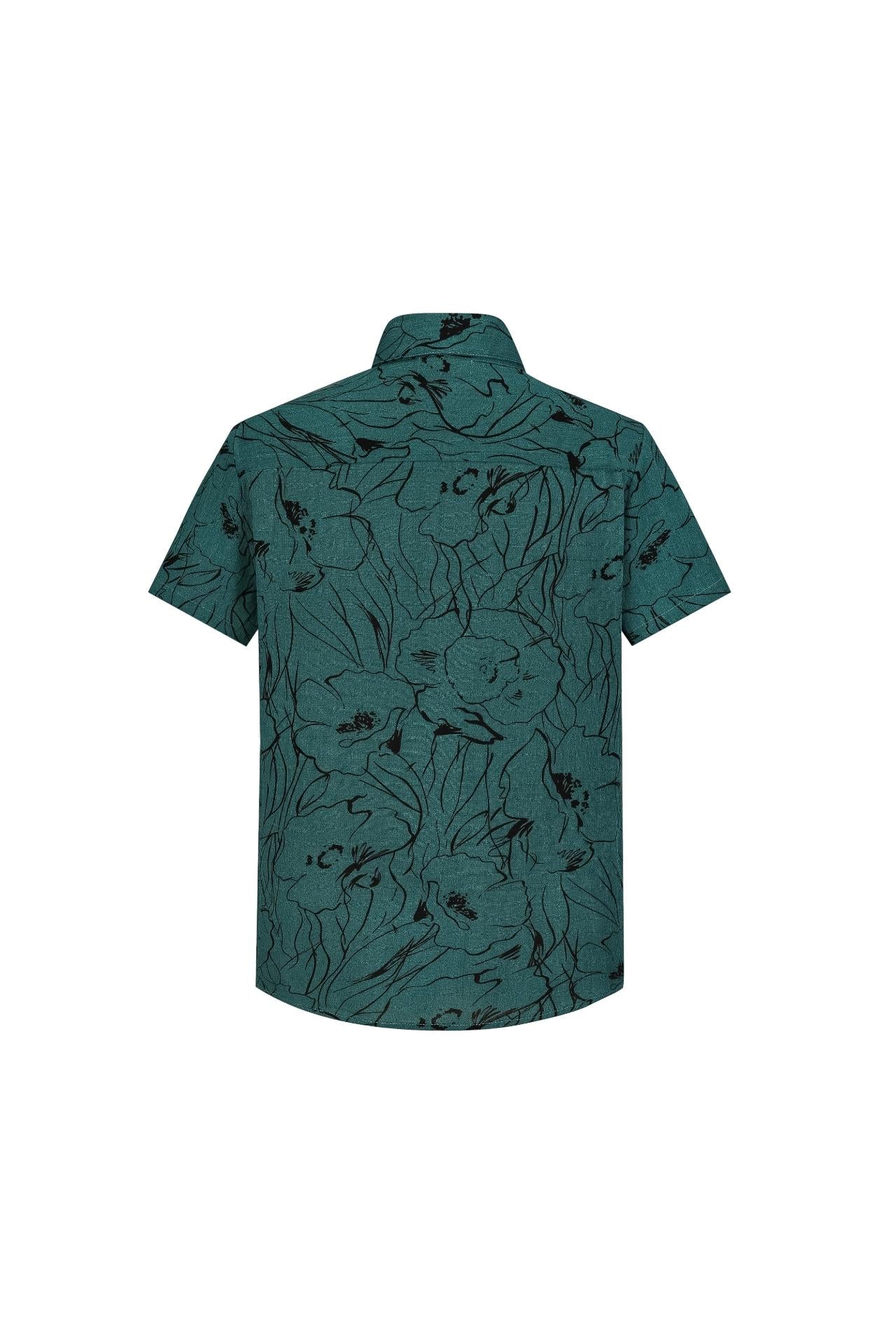 Chemise manches courtes boutonnée - Image 4
