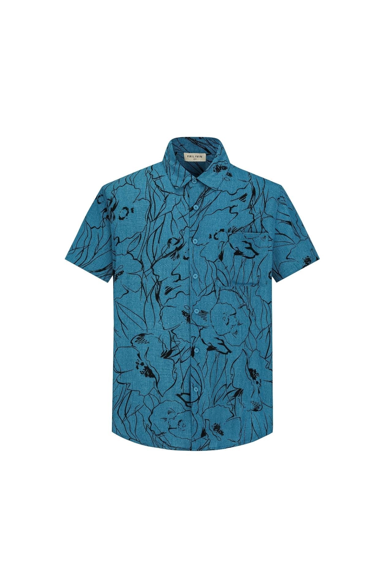 Chemise manches courtes boutonnée - Image 5