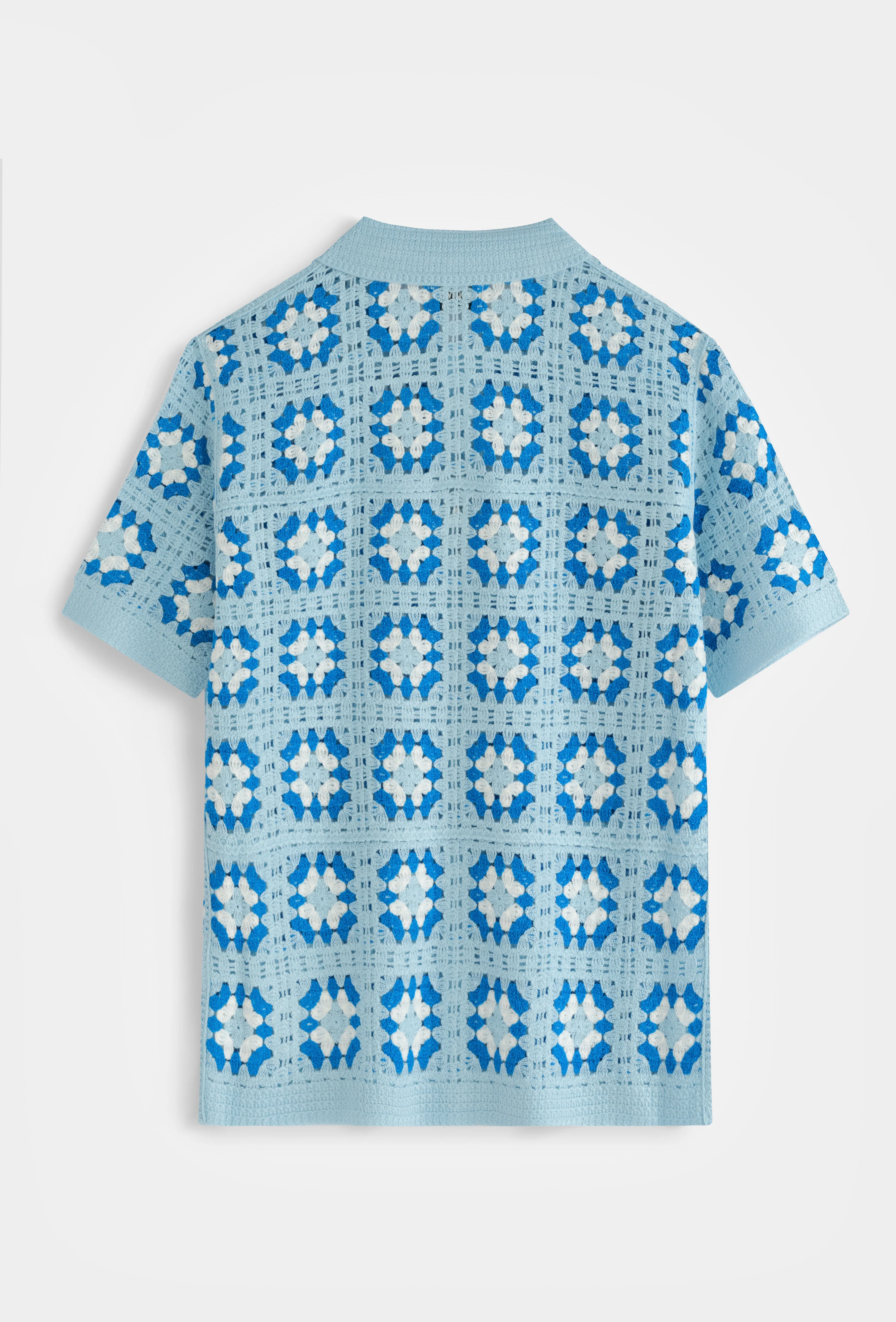 Chemise polo tricot floral - Image 19