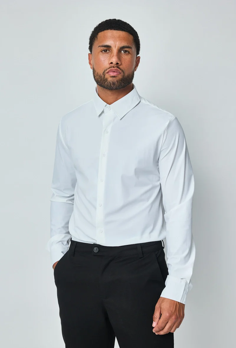 Chemise à manche longues boutonnée pour homme - Image 12