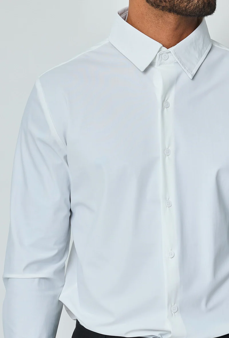 Chemise à manche longues boutonnée pour homme - Image 13
