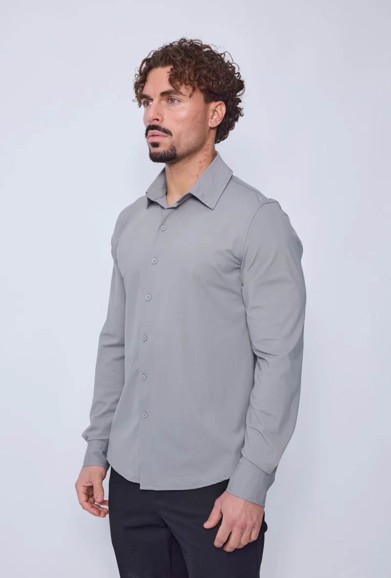 Chemise à manche longues boutonnée pour homme - Image 23